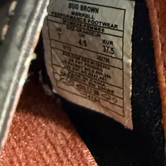 Merrell Women's Primo Patch Leather Bug Brown Sz 7 Clogs - Picture 8 of 9